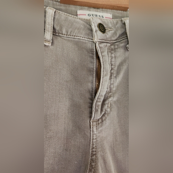 Guess Cargo jeans Tan color sz 27 - Picture 9 of 16